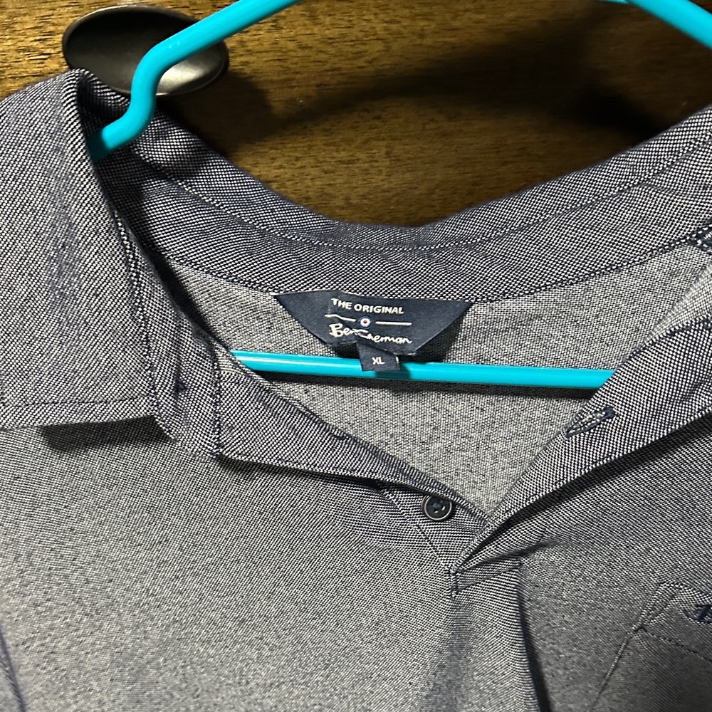 Ben Sherman Charcoal Polo Shirt for Men